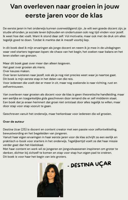 Van overleven naar groeien als docent